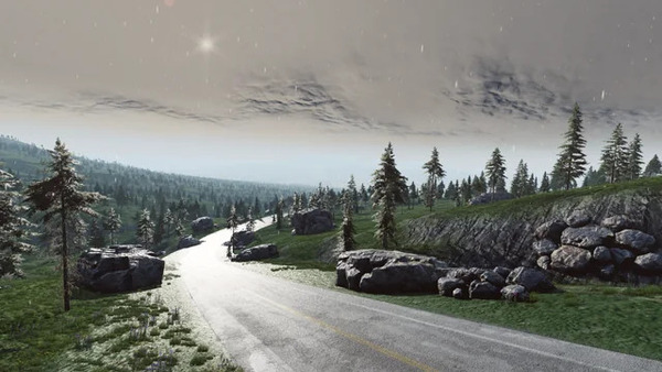 BeamNG’s environments may feature mixed terrain conditions, requiring players to be adaptable and shift their approach based on immediate conditions